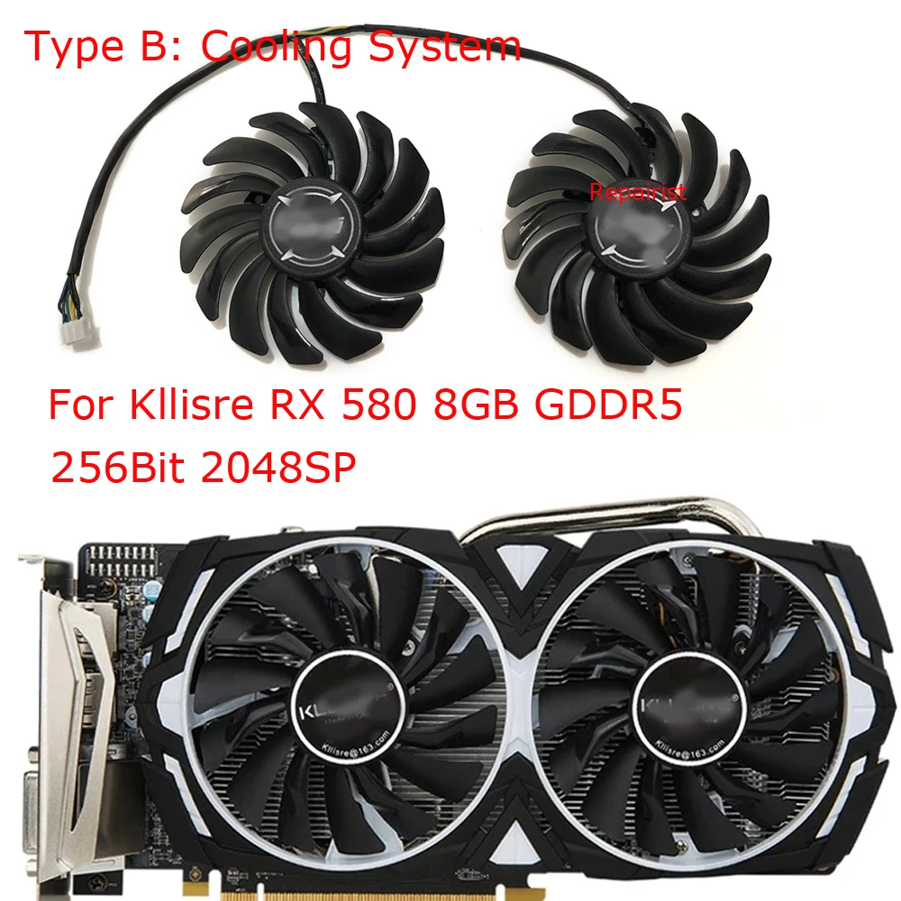 2 pz/set,dispositivo di raffre - Rx 580 8Gb 2048Sp Gpu recensione e prezzo